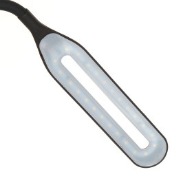 Светильник настольный на подставке, USB+адаптер, черный, SPE17156-26