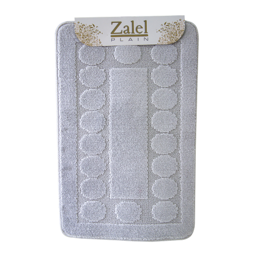 Набор ковриков д/ванной Zalel  2 пр. 55х90 (серый)