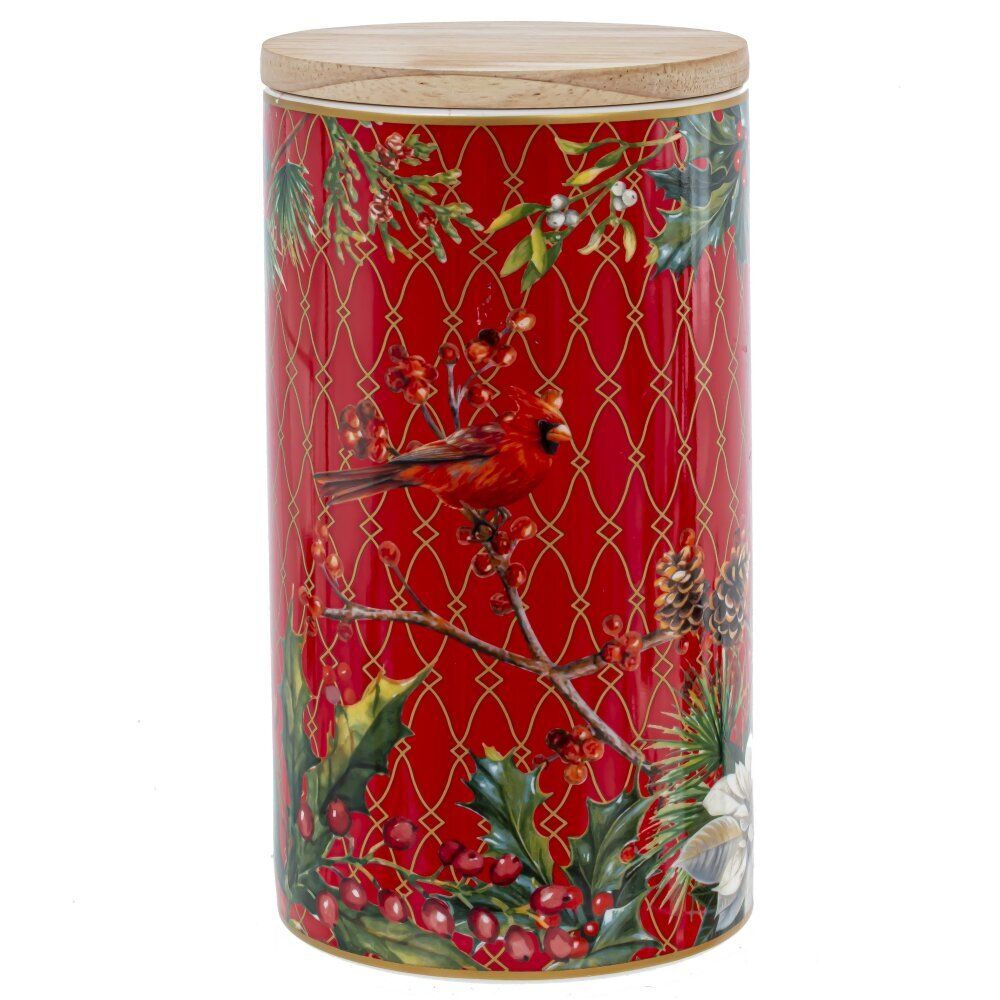 GAEM Емкость для сыпуч прод "Рождественский Вальс", 1000 мл, L10 W10 H18,5 см