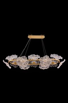 Подвесная люстра LED 57W 3000К LE3018/1050LQ GD золото Violetta Leon