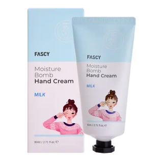 Крем для рук с молочными протеинами FASCY Moisture Bomb Hand Cream Milk 80 мл