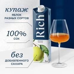 Сок Rich Яблочный, 1 л
