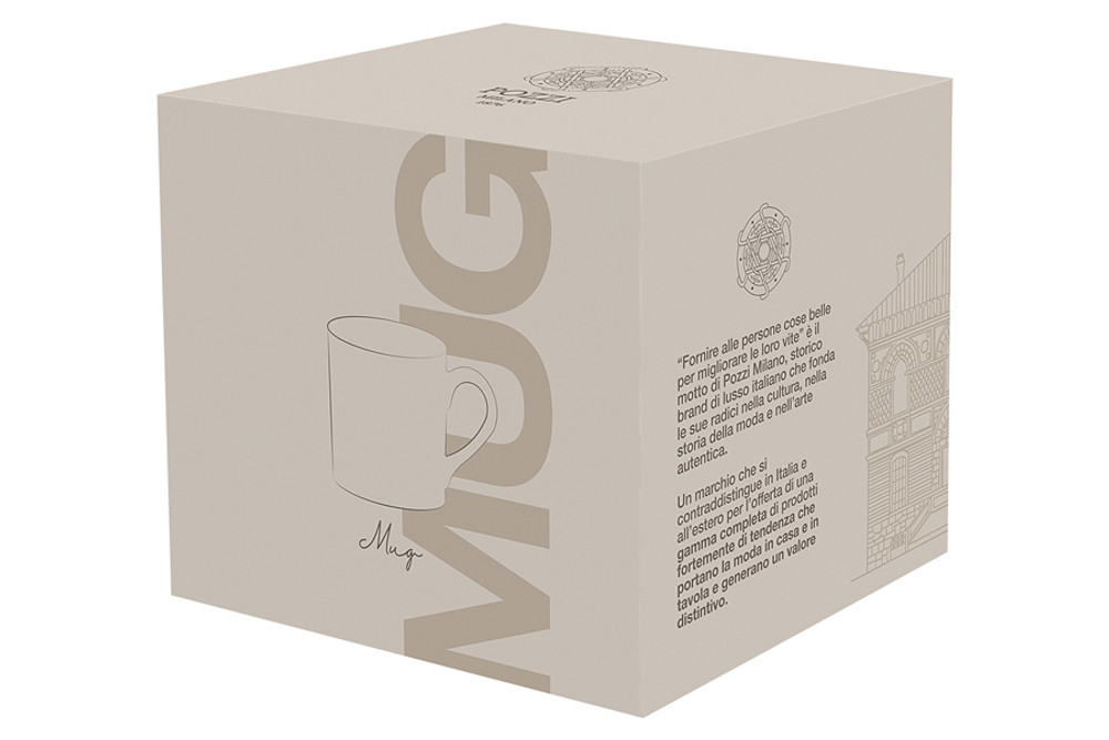 Кружка 400мл Pozzi Milano 1876 Rosita