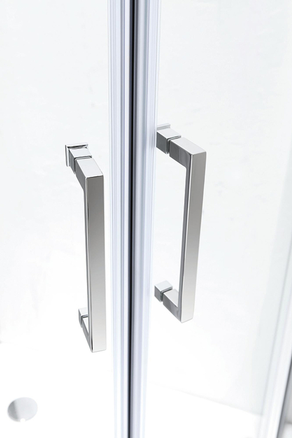 Душевой уголок Cezares Molveno 120x120 MOLVENO-R-22-90+30-C-Cr-IV профиль Хром стекло прозрачное