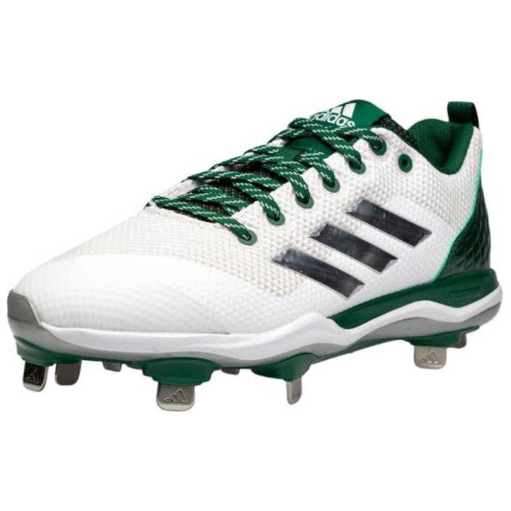 Adidas Power Alley 5 Low Top Upper Height Slip Resistant And Abrasion Resistant Functionality Men"s White Green