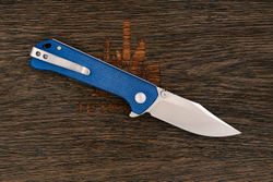 Нож складной QSP Grebe, клинок 80мм, сталь Sandvik 14C28N, рукоять микарта