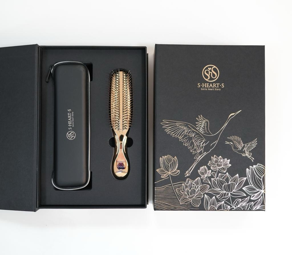 S Heart S Подарочный набор с расческой PREMIUM и чехлом и подставкой