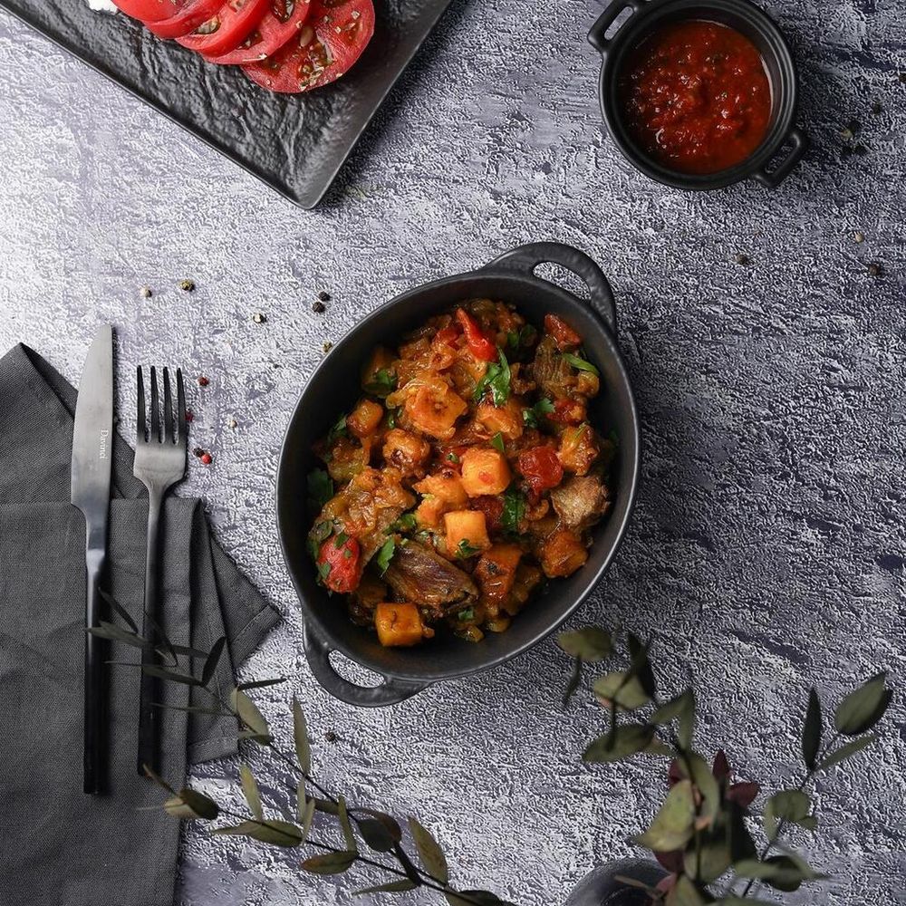 Блюдо овальное 18,5*15 см h5,3 см 850 мл с ручками Smooth   P.L. Proff Cuisine [4]