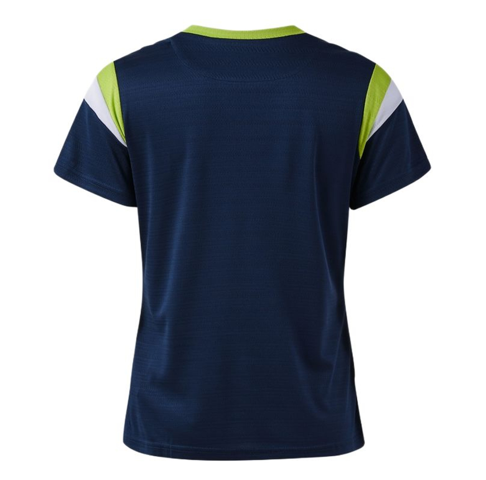 Женская теннисная футболка Joma Terra Short Sleeve - dark navy lime