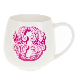 Кружка фарфоровая "Алфавит" v=400мл. (12видов) (min6) (транспортная упаковка)