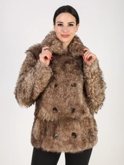 Дубленка зимняя шуба натуральная короткая