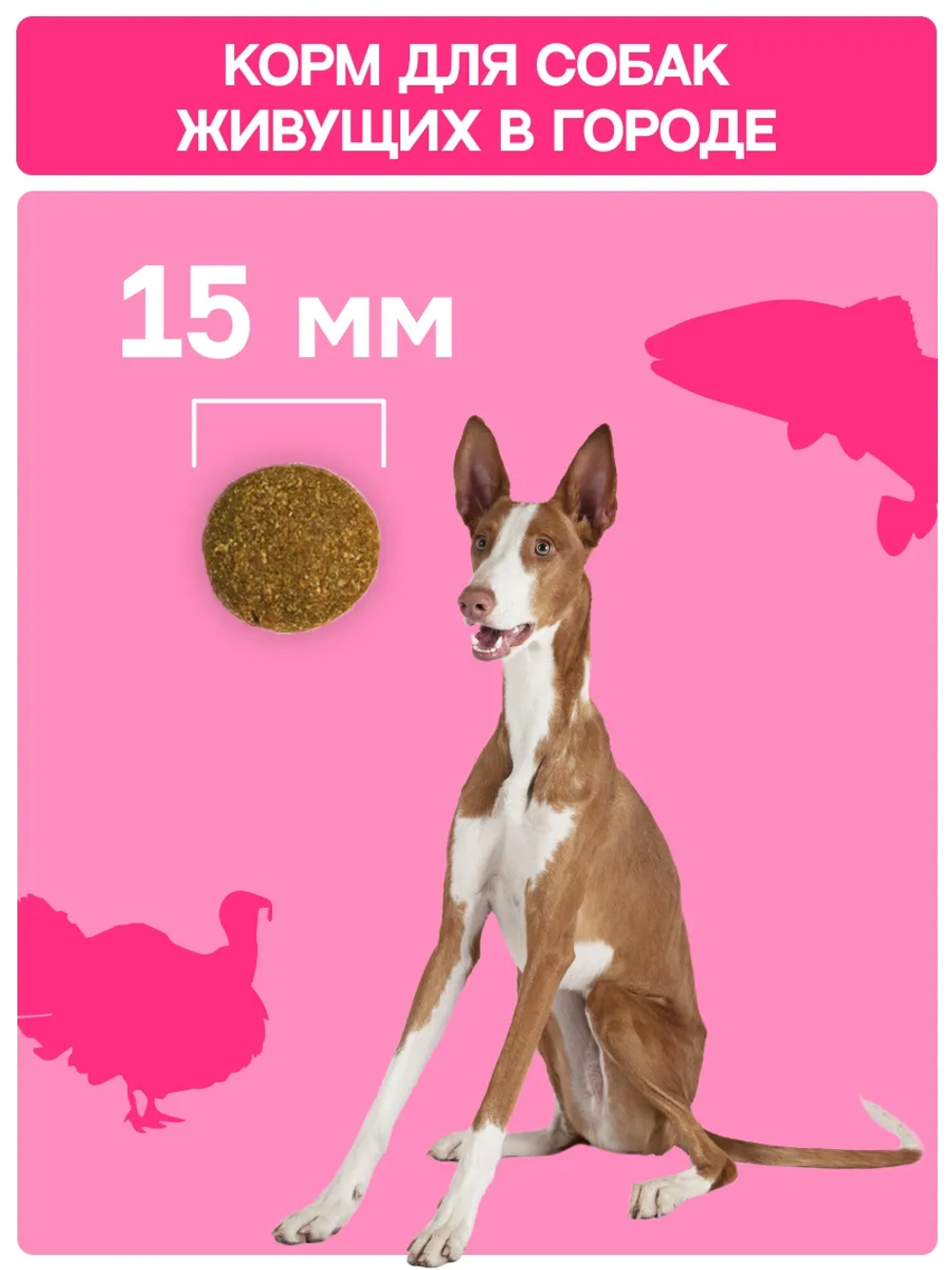 Сухой корм MOLINA SENSITIVE HYPOALLERGENIC для взрослых собак всех пород с Индейкой и лососем 12кг