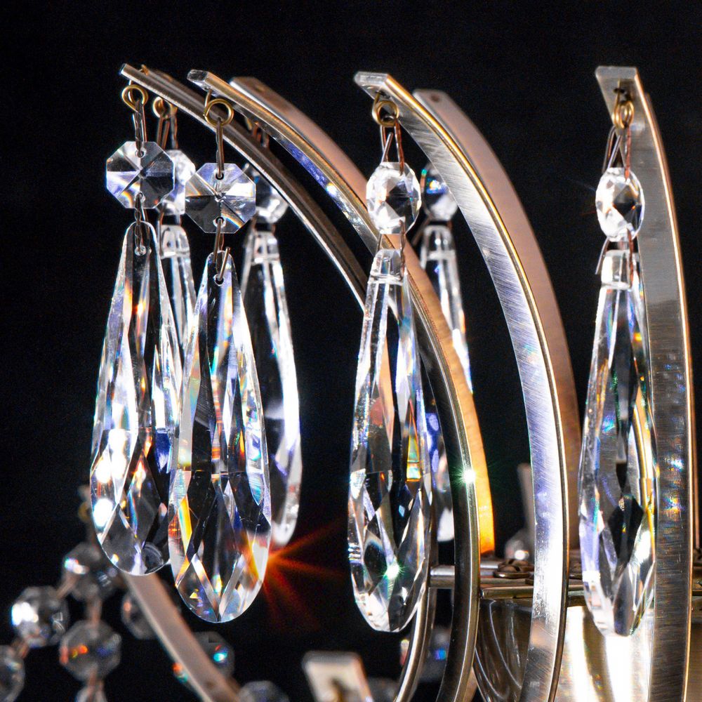 Citilux Селена CL302183 Люстра хрустальная Бронза