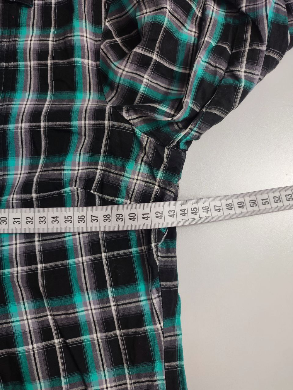 Рубашка Sela в клетку 44 размер