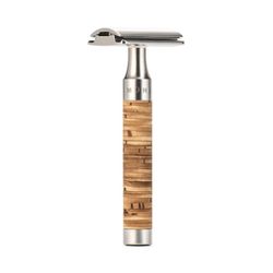 Т-образная бритва MUEHLE ROCCA, сталь, береста, closed comb (R 95)