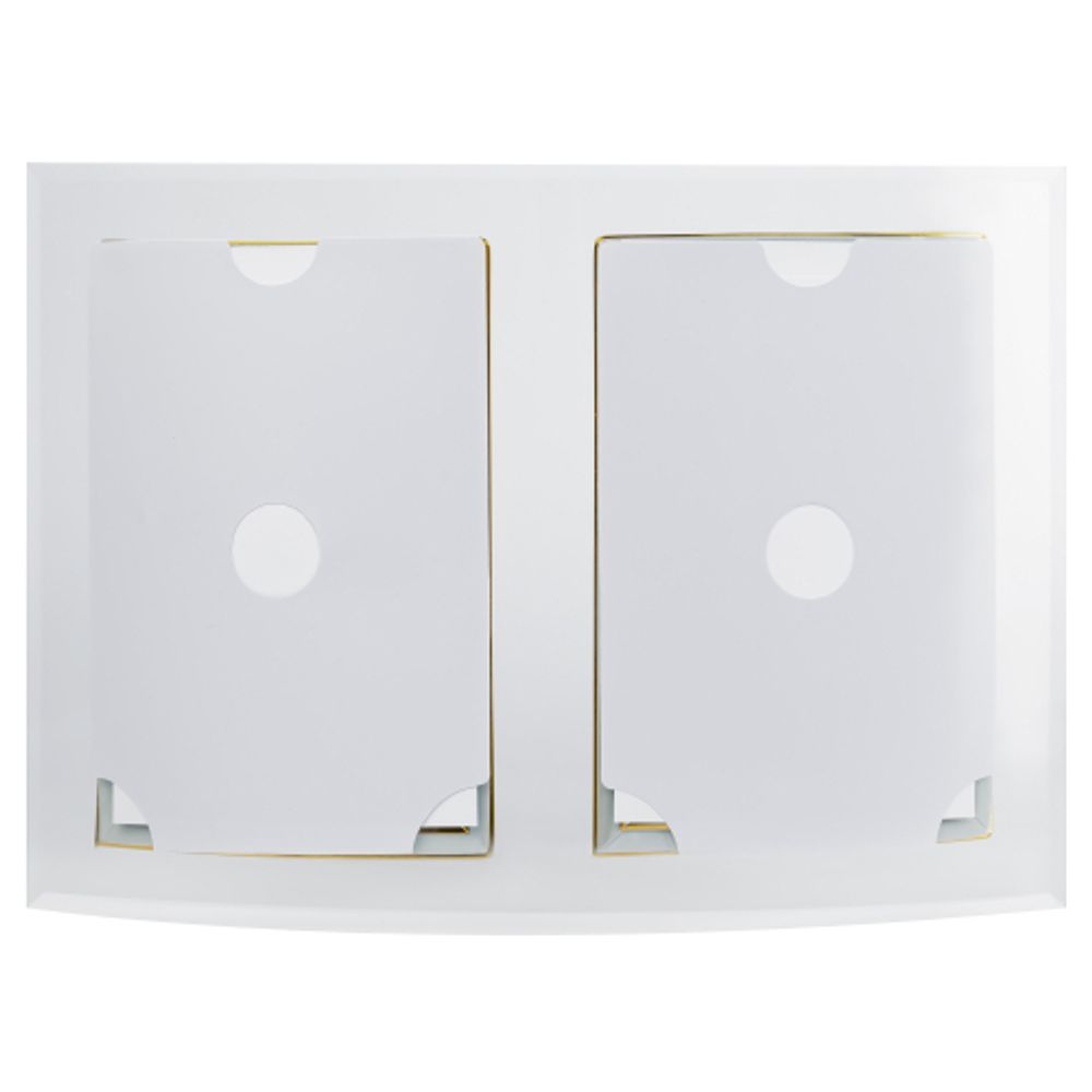 GT 204/-G вертикальная гнутая двойная ,золото 10*15 | GT