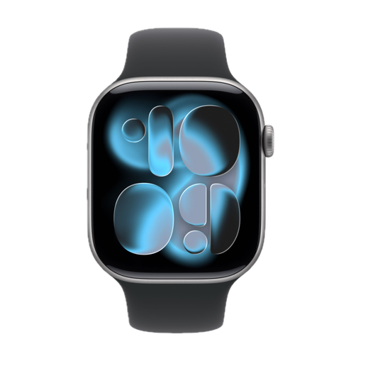 Умные часы Apple Watch Series 11 42 мм Aluminum Серый Космос Sport Band Черный