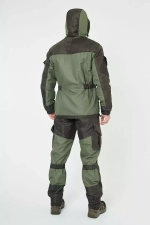 Демисезонный мужской костюм Onerus Горный -5 (Таслан,Флис) Тёмный хаки
