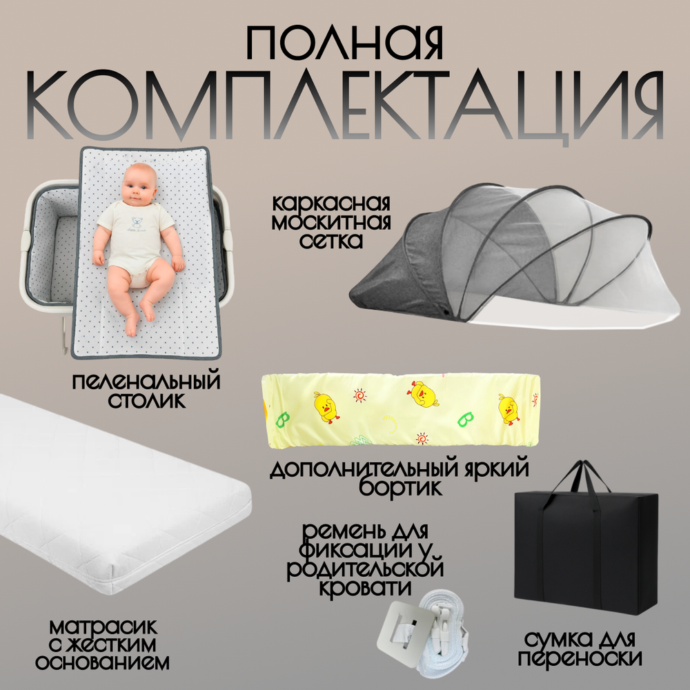 Детская кроватка 5в1 Elva