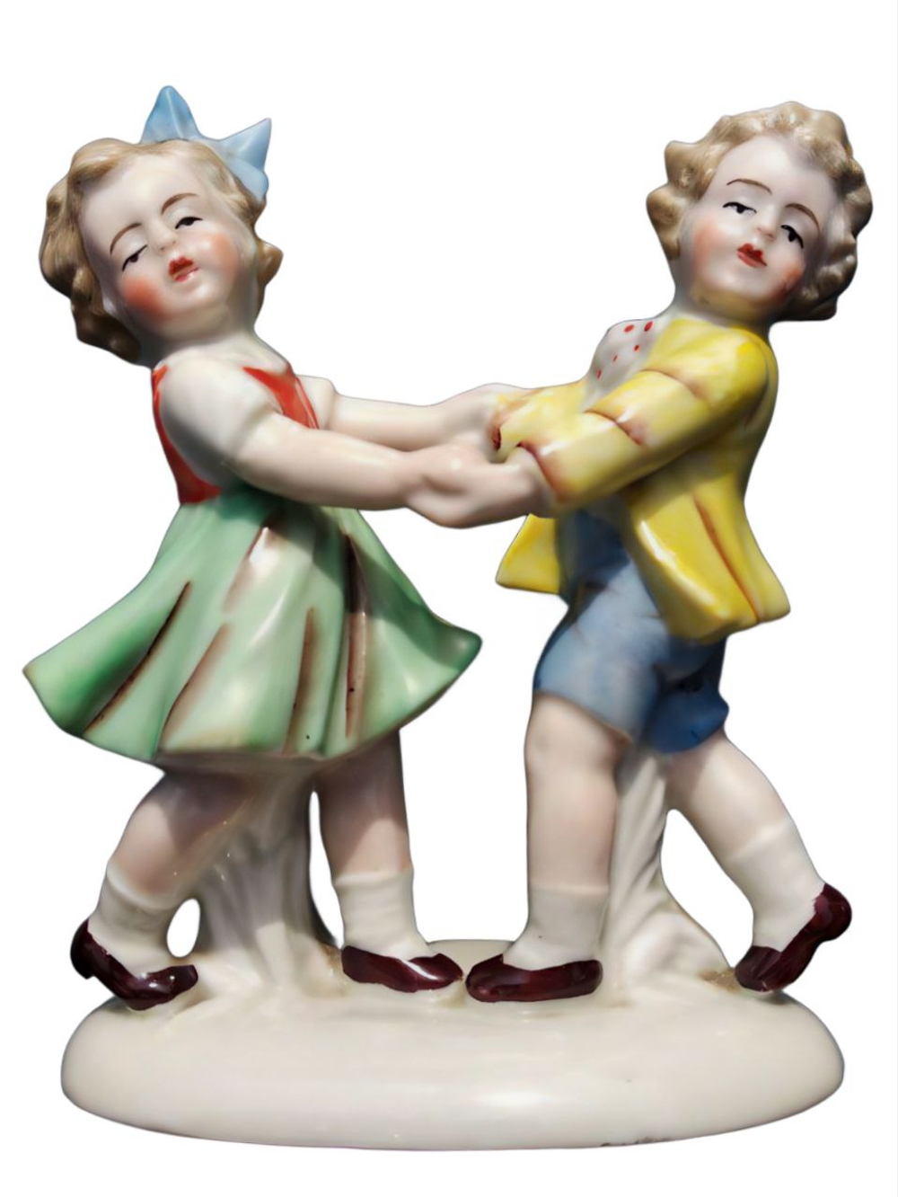 Фарфоровая статуэтка "Танец" ("Кружащиеся дети") Gräfenthal
