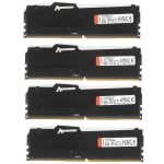 Оперативная память Kingston DDR5 DIMM FURY Beast Black RGB 128Gb (kit 4x32Gb), 5600Mhz, [KF556C40BBAK4-128] CL40