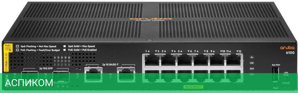 Коммутатор HPE Aruba 6100 12G (JL679A)