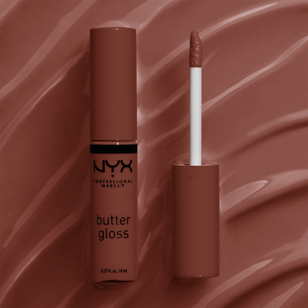 NYX Professional Makeup Butter Gloss - Блеск для губ оттенок 51 Brownie Drip, 8 ml