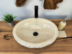 Раковина из оникса Erozy Natural EO-65743 51х40х15 из натурального камня