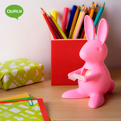 Диспенсер для скотча bunny, розовый