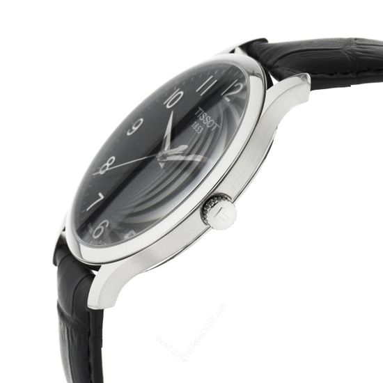 Мужские часы Tissot T063.610.16.052.00 на ремешке сбоку