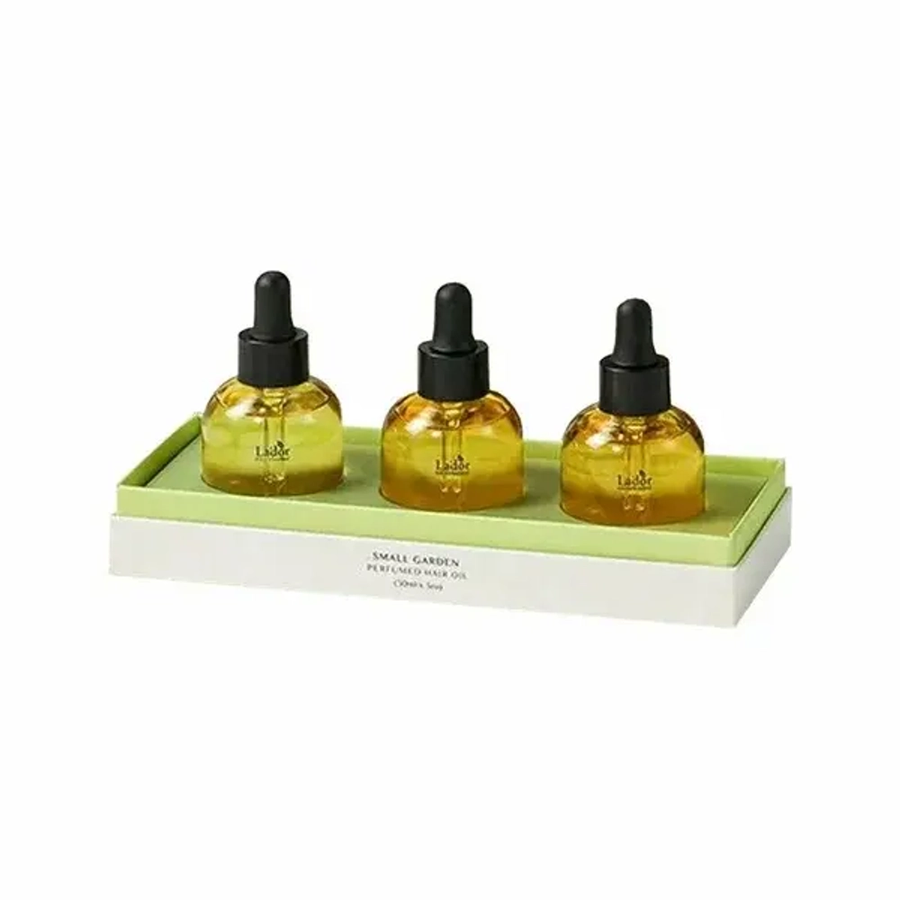 Lador Набор: Парфюмированное масло для волос - PERFUMED HAIR OIL TRIO SET ,3x30мл
