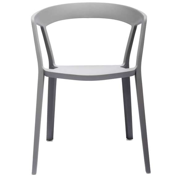 Серый пластиковый стул Nomad | Купить в Hallberg.ru