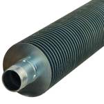 Теплоотдающий оребренный элемент труба d 12 мм, оребрение D 33 мм