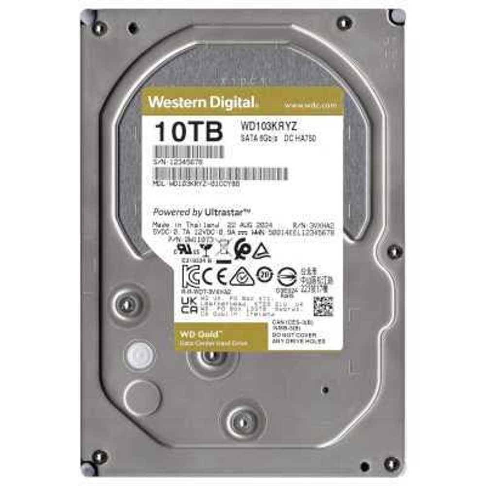 Жесткий диск WD Gold 10Tb WD103KRYZ