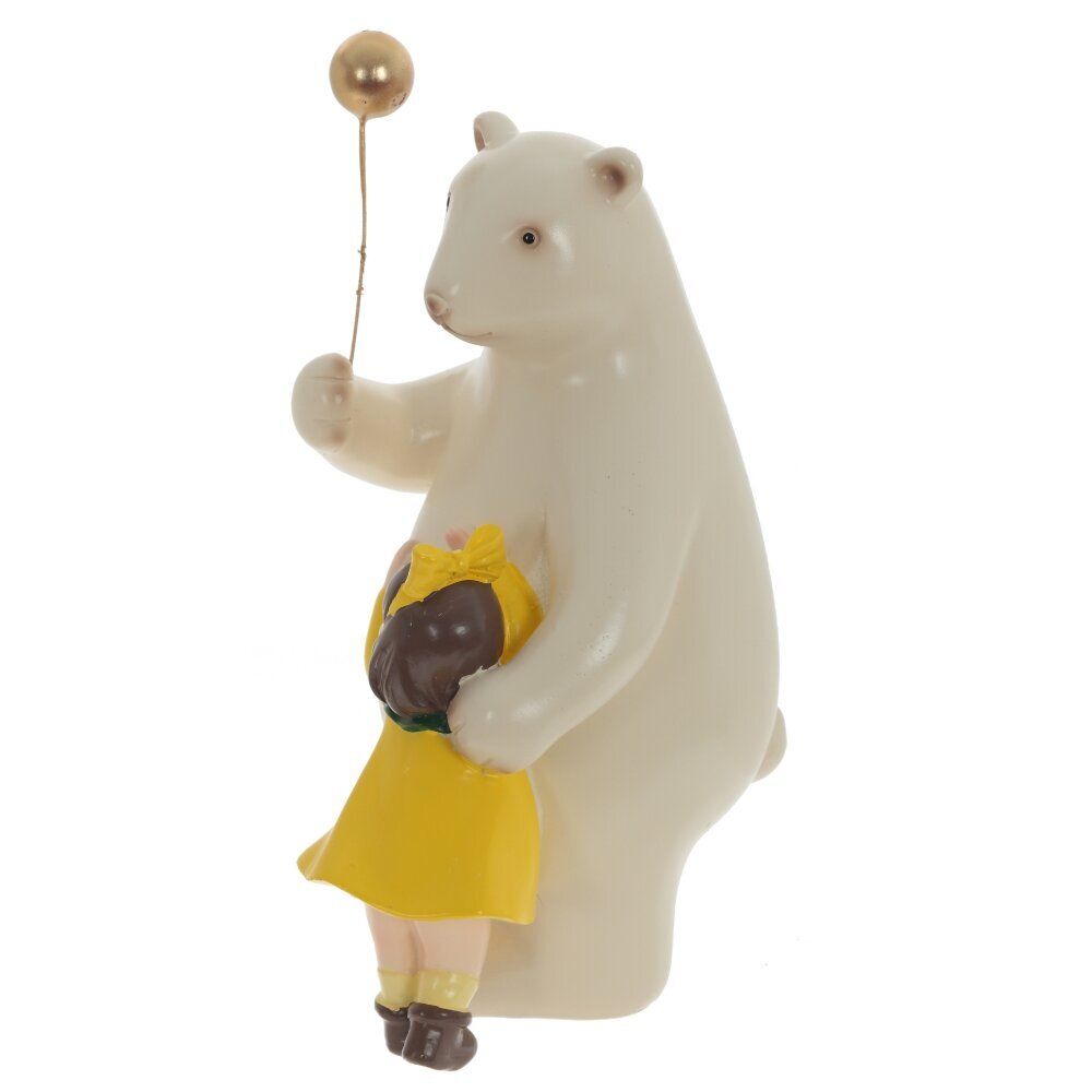 GAEM Фигурка декоративная "Девочка с медведем", L12 W13 H21 см