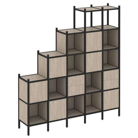 Лофт Прямой стеллаж VR.L-25  2110*446*2280