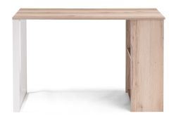 Письменный стол Битти Лофт 116х60х75 дуб делано светлый / белый матовый