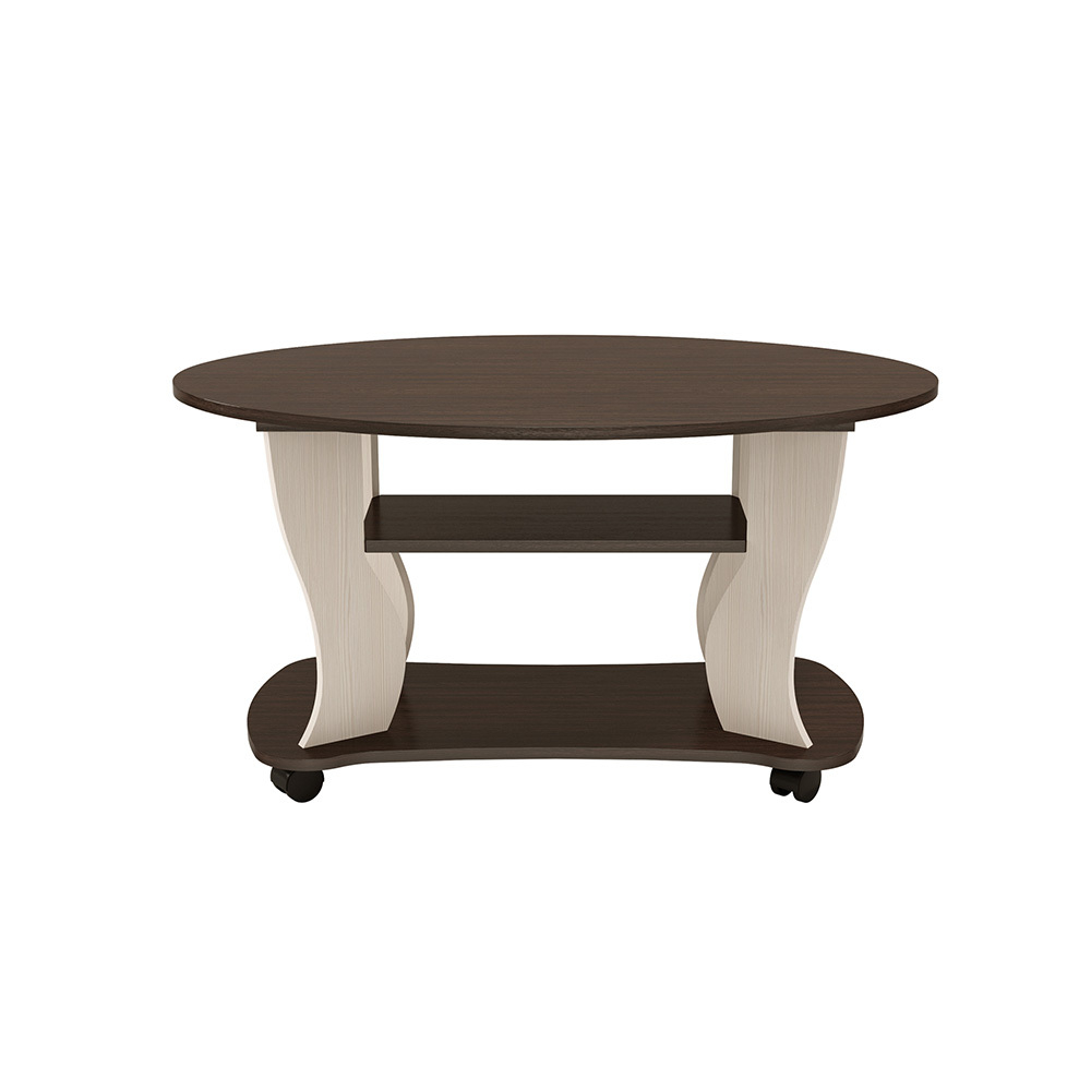 Стол журнальный Сатурн-М05, Венге, Вудлайн Кремовый