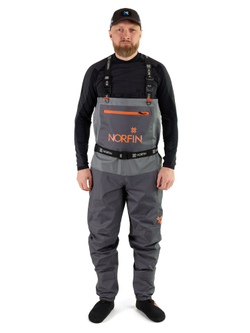 Полукомбинезон заброд. Norfin PILOT STOCKINGFOOT GRAY р.MS
