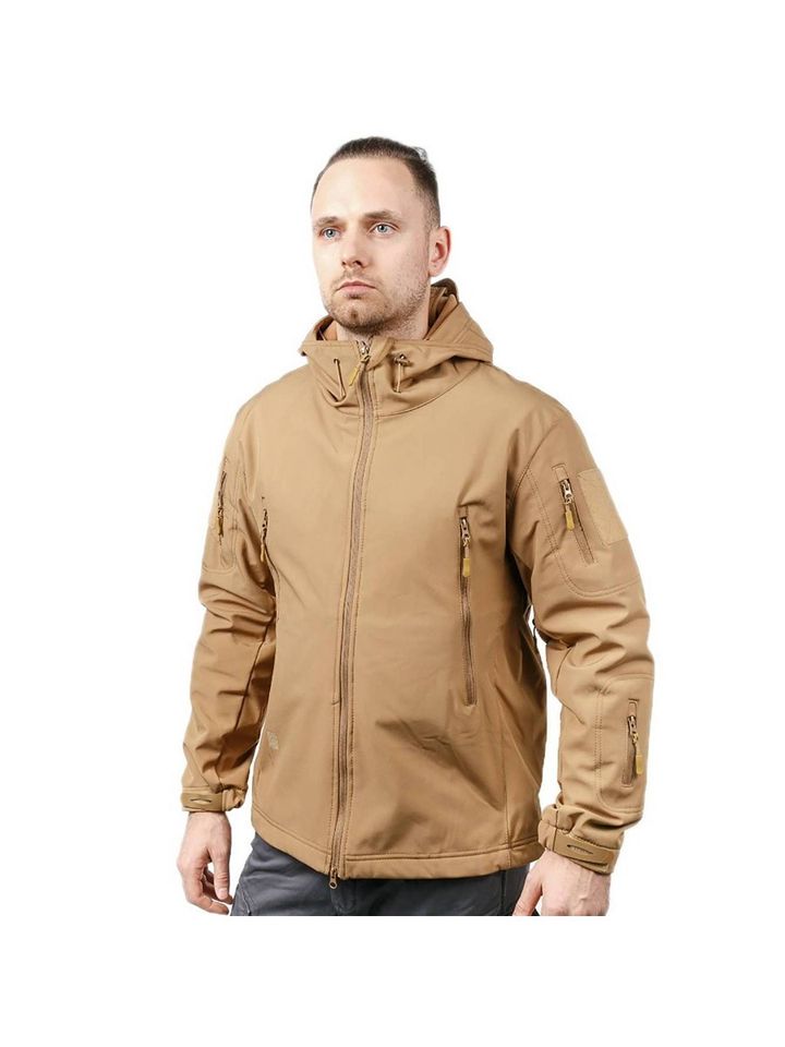 Куртка Shark Skin Soft Shell на флисе (coyote)