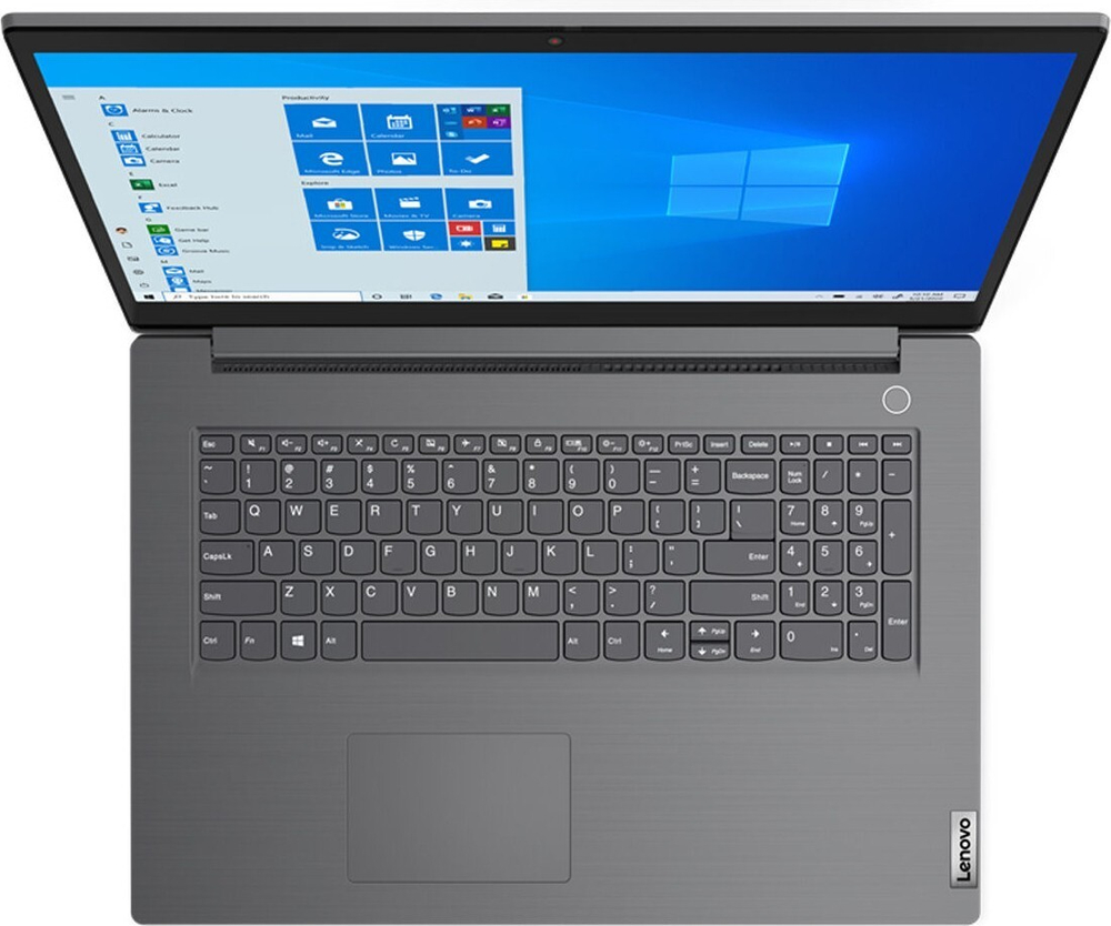 Ноутбук 17.3; FHD Lenovo V17-IIL grey Core i5 1035G1/4Gb/256Gb SSD/noDVD/VGA int/DOS (82GX0084RU)