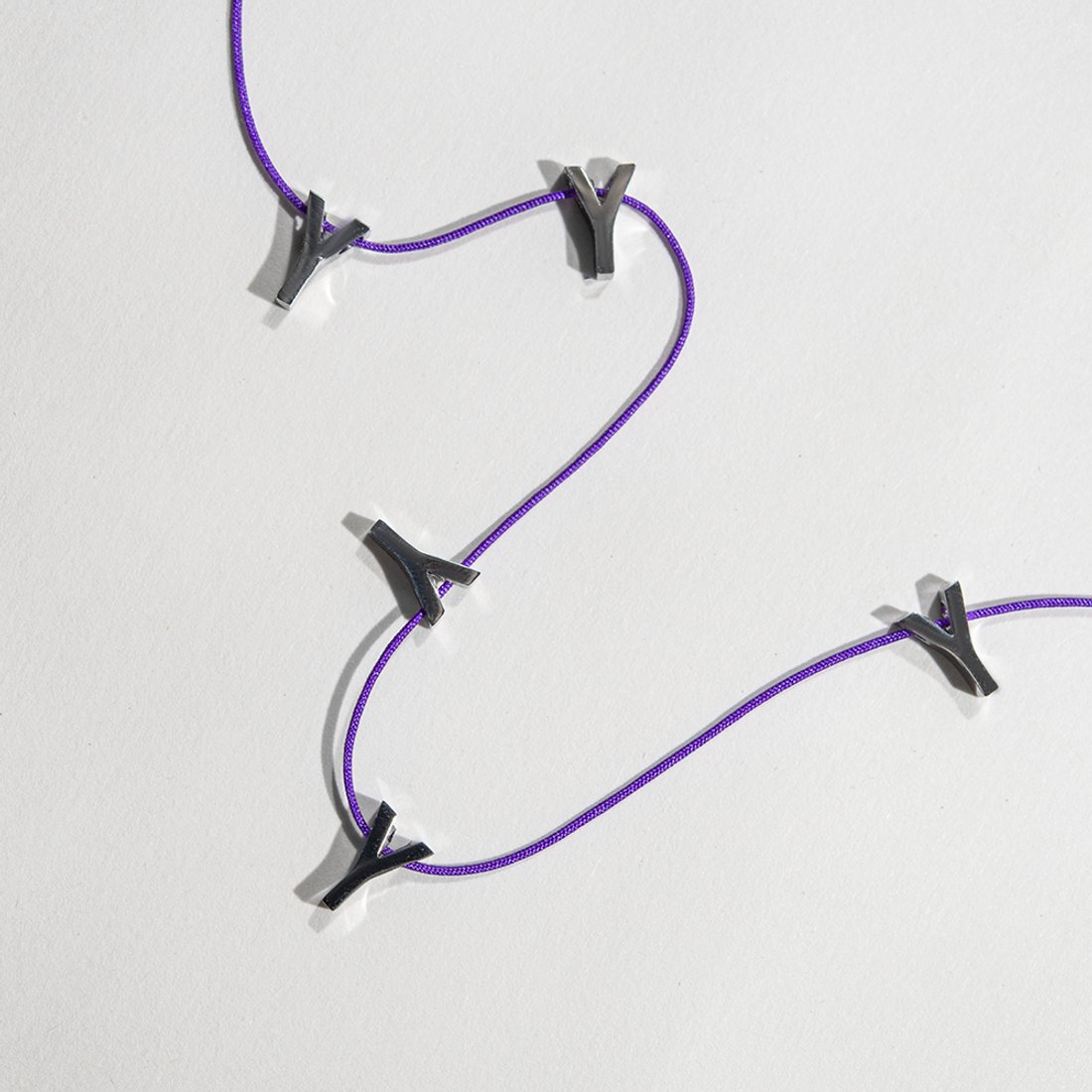 Подвеска в форме буквы "Y", 8мм, сталь