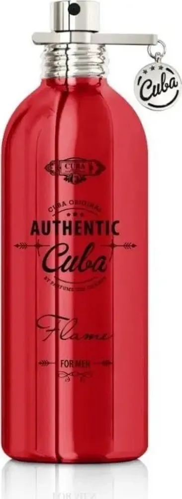 Уникальная мужская парфюмерия Cuba Authentic Flame For Men спрей 100 мл