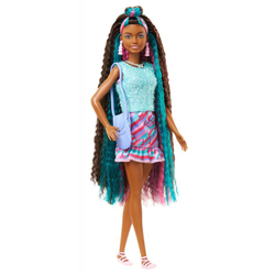 Barbie Totally Hair - Кукла с длинными волосами + модные аксессуары HCM91