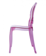Стул прозрачный детский Siesta Contract Baby Elizabeth, розовый