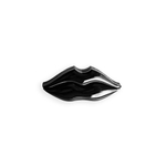 Губы / Lips, brooch, Black