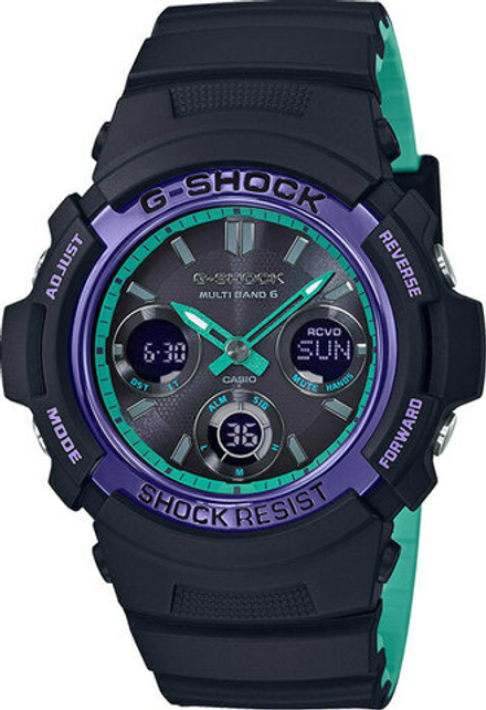 Японские наручные часы Casio G-SHOCK AWG-M100SBL-1AER