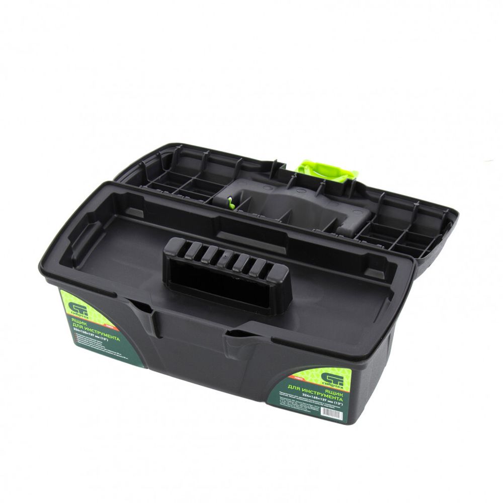 90803 Ящик для инструмента, 324 х 165 х 137 мм, 13", пластик, Сибртех
