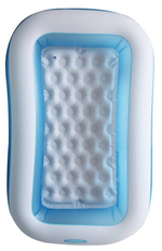 Бассейн надувной Intex 57403 Rectangular Pool 166х100х28 см / Прямоугольный многосекционный бассейн Интекс с надувным дном для дачи