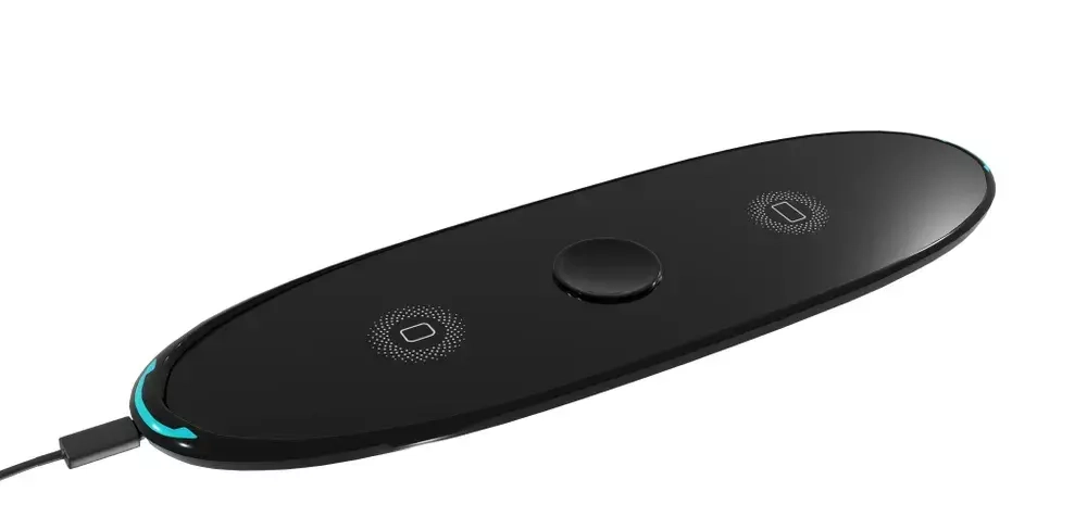 Беспроводное зарядное устройство 10 W 3в1 CW12 More Choice black